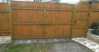 Купить распашные ворота деревянные Барнаул, цена от 2761 руб.